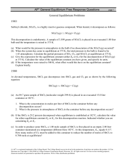 AP* General Equilibrium Free Response Questions