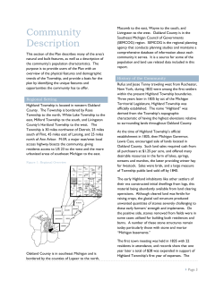 Community Description