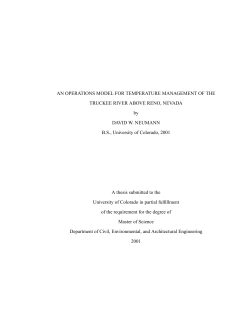 An Operations Model for Temperature Management of