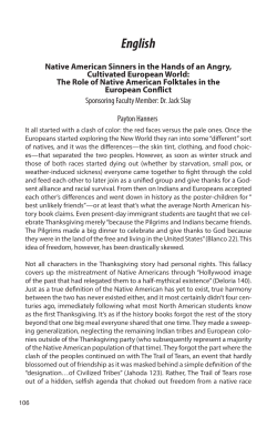 The Role of Native