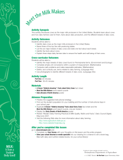 Meet the Milk Makers lesson plan
