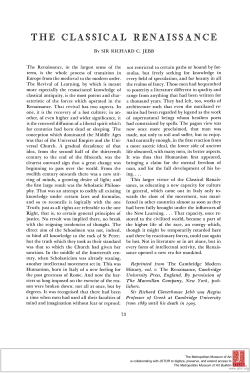 classical renaissance