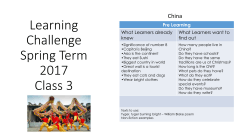 Chinese Adventure Class 3