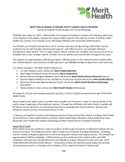 merit health grows to become state`s largest