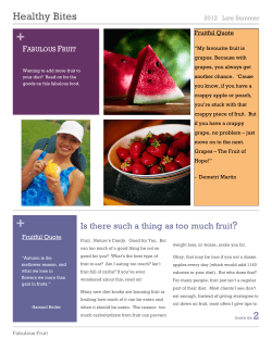 Healthy Bites - Beamsville Medical Centre