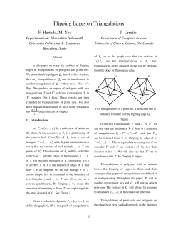 Flipping Edges on Triangulations