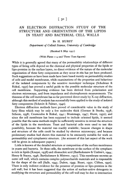 an electron diffraction study of the structure and orientation of the