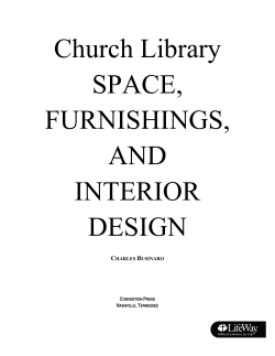 Church Library Space, Furnishings, and Interior Design