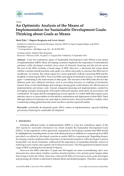 An Optimistic Analysis of the Means of Implementation
