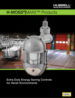 H-MOSS&reg;|MAXX&trade; Products - Hubbell Wiring Device