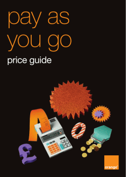 Orange price plans