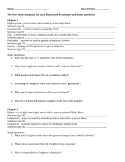 Class Period The Year of th