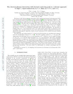 The electron-phonon interaction with forward scattering peak is a
