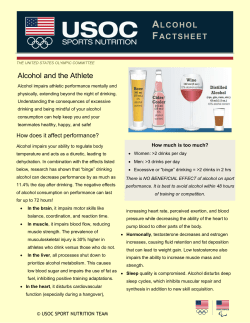 ALCOHOL FACTSHEET