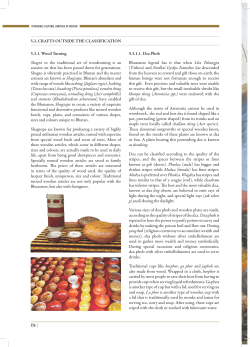 226 | 5.3.1. Wood Turning Shagzo or the traditional art of