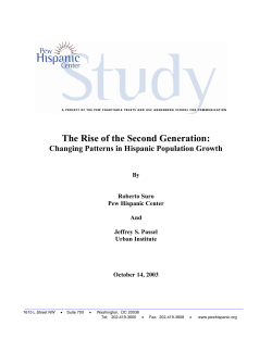 The Rise of the Second Generation