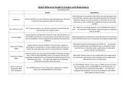 Surplus and Redundancy