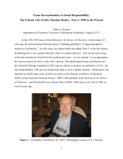 Jeff Seeman`s biography of Ted Benfey