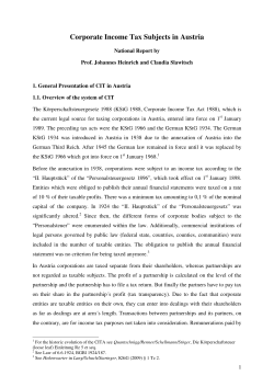 Austria - Prof. Johannes Heinrich and Claudia Slawitsch