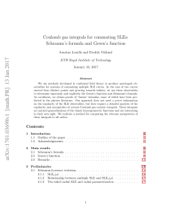 Coulomb gas integrals for commuting SLEs: Schramm`s formula and