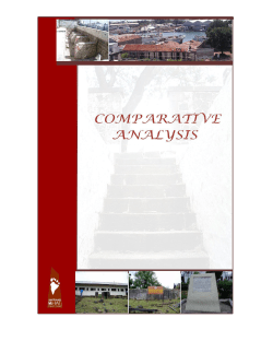 Comparative Analysis - Aapravasi Ghat Trust Fund