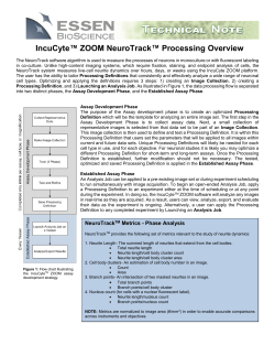 NeuroTrack Label-free Processing Technical Note