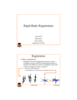 Rigid-Body Registration