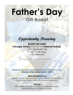 Gift Basket Opportunity Drawing