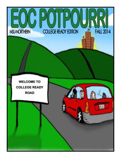 2014 College Ready Newsletter Final - MSU