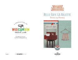 Booklet - Wisconsin Media Lab