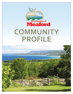 community profile - Municipality of Meaford