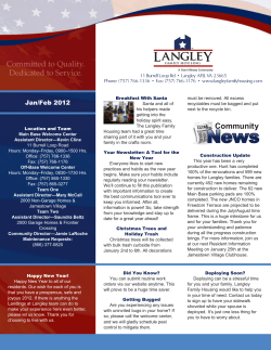 Community - Langley Family Housing