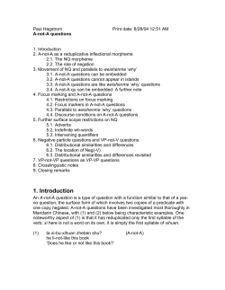 A-not-A questions
