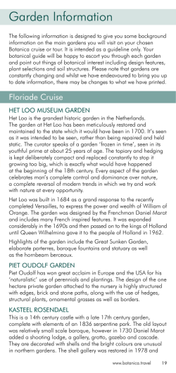 Garden Information