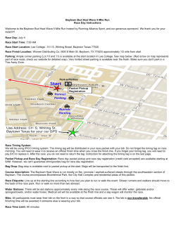 Baytown_2016_Race_Day Instructions