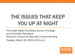 the issues that keep you up at night