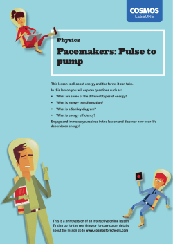 Pacemakers: Pulse to pump