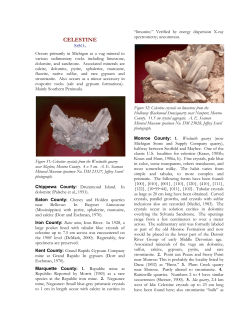 celestine - AE Seaman Mineral Museum