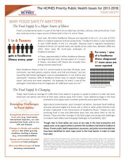 Food Safety Policy Paper