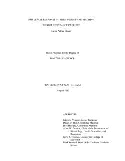 Hormonal response to free weight and machine weight