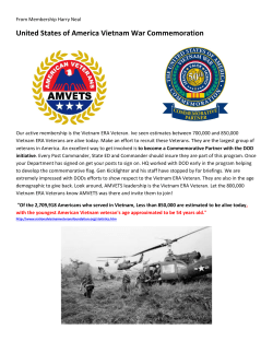 United States of America Vietnam War Commemoration