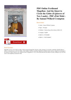 PDF Online Ferdinand Magellan: And the Quest to