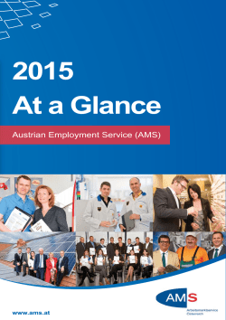 Annual report 2015 (At a Glance)