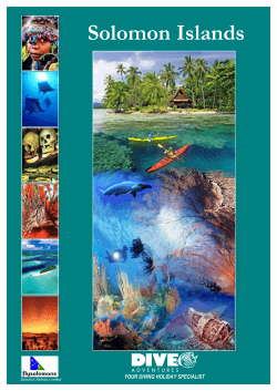 Solomon Islands - Dive Adventures