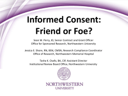 Informed Consent: Friend or Foe?