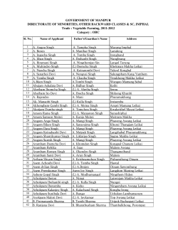 OBC beneficiaries list 2011-12.