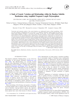 A Study of Genetic Variation and Relationships