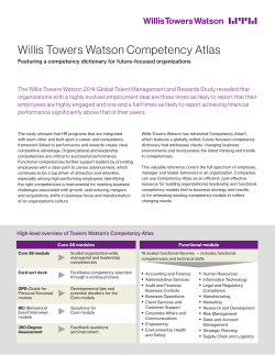 Willis Towers Watson Competency Atlas