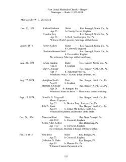 Marriages 1872-2002 - Bangor Public Library