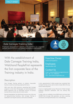 here - Dale Carnegie